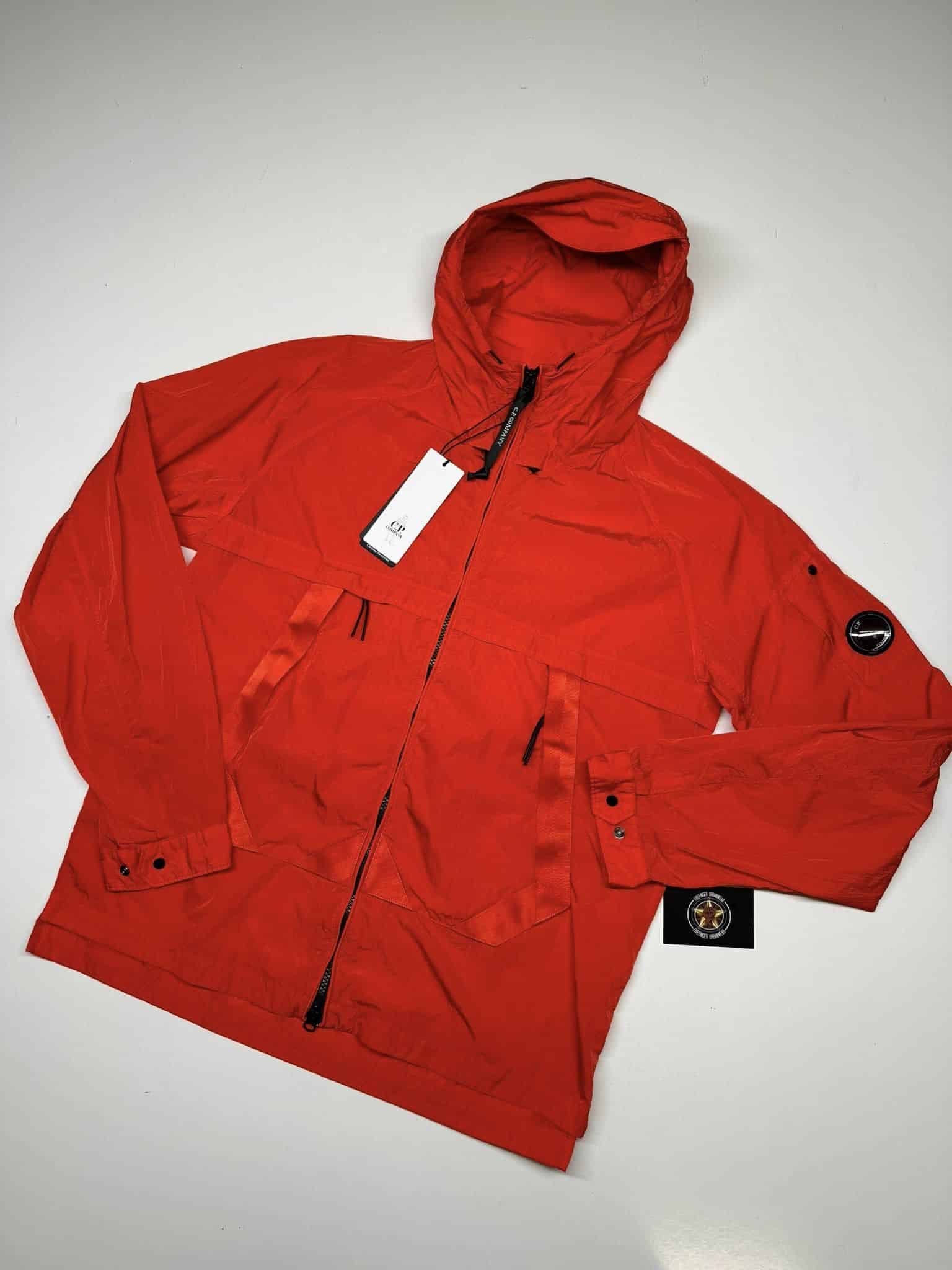 CP Company Chrome-R Goggle Jacket in Red - Fivefinger Urbanwear Ltd
