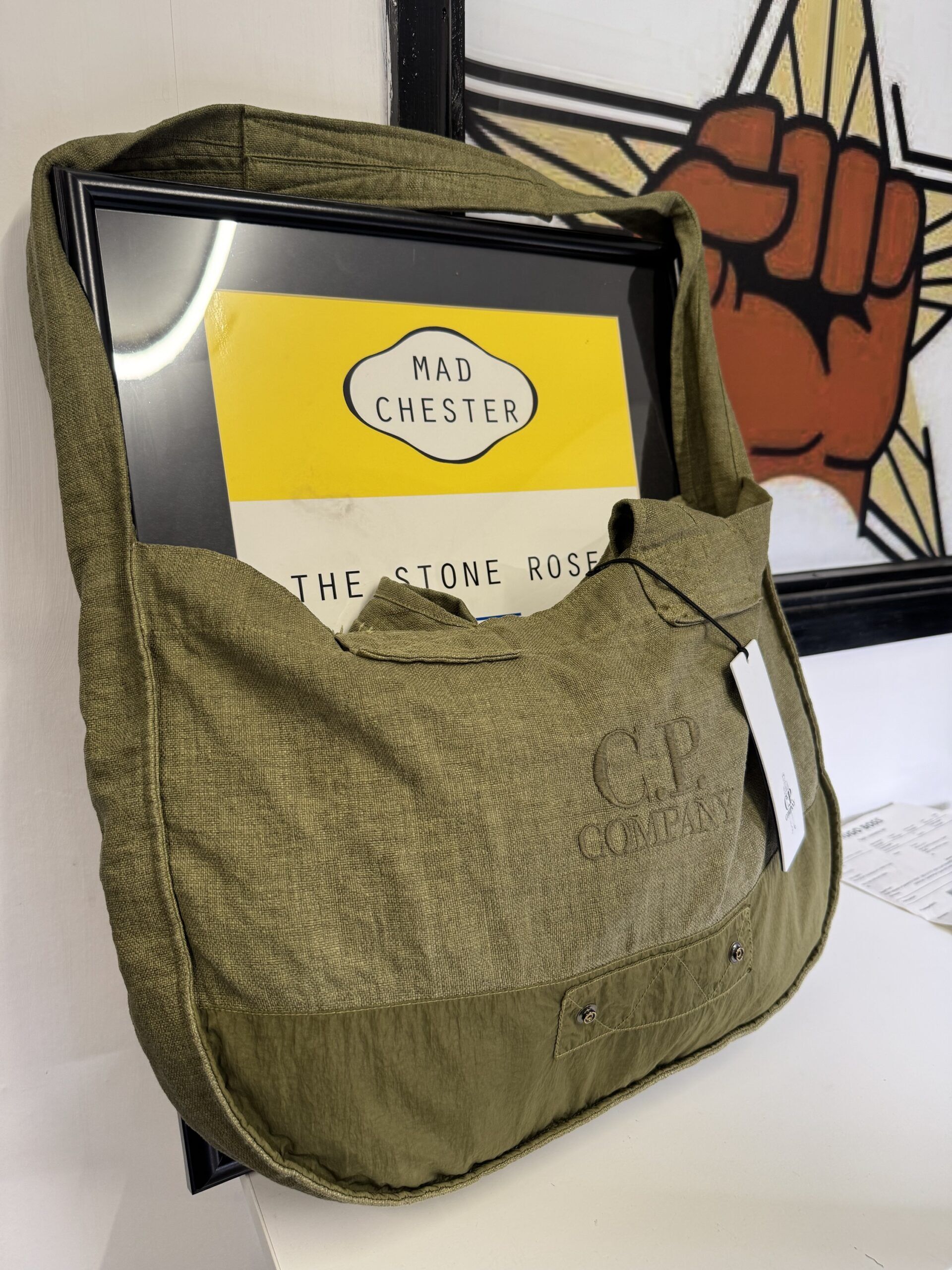 img_7944-3 CP Company 303A tote bag in Rafia -r Colour - Green - Image 1