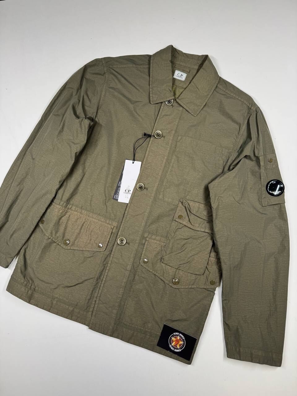 img_8267-3 CP Company 237A FLATT NYLON Jacket in Green - Image 1