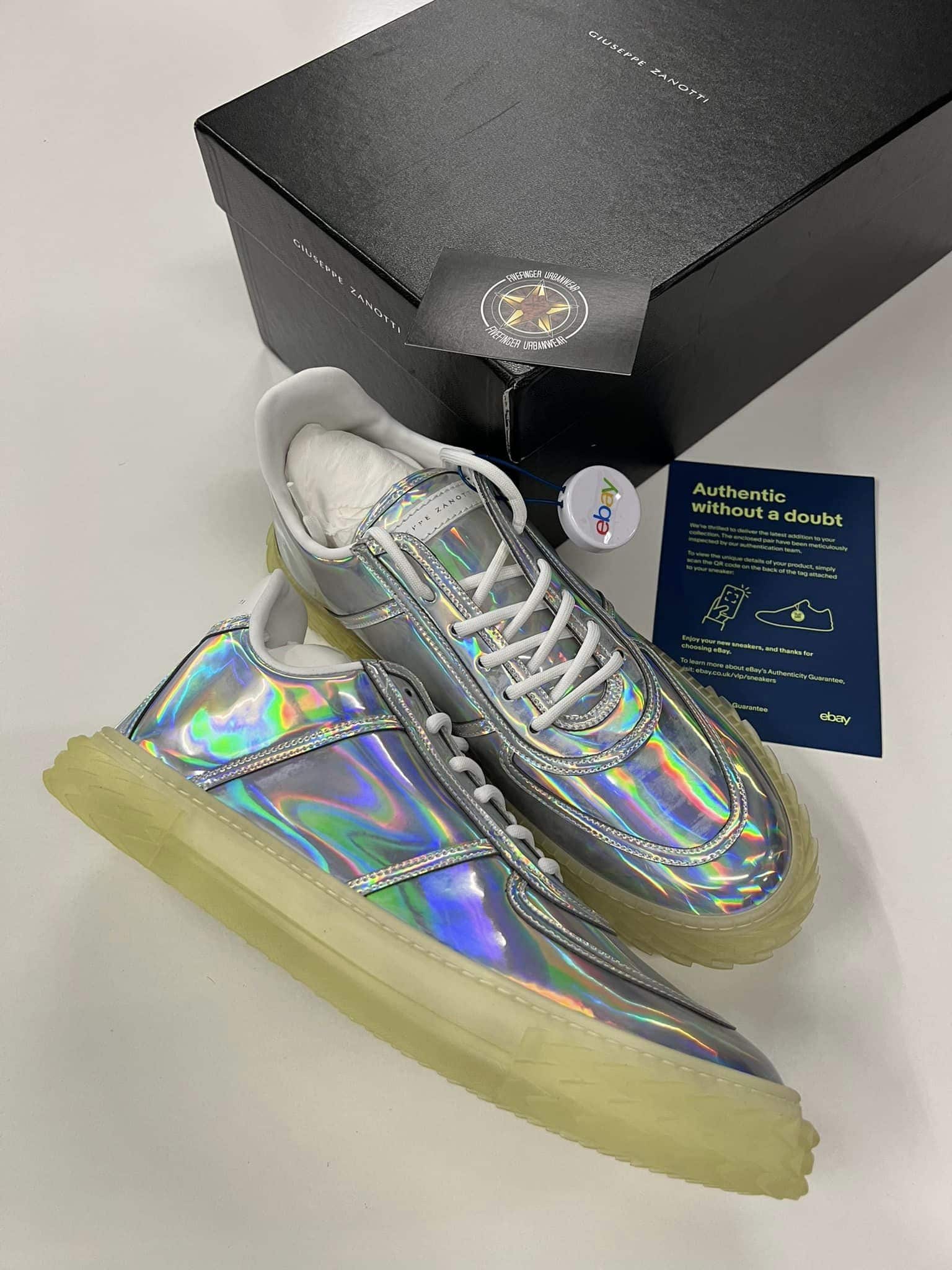 Giuseppe Zanotti Bblabber Iridescent Trainers [RM00025] - Image 1
