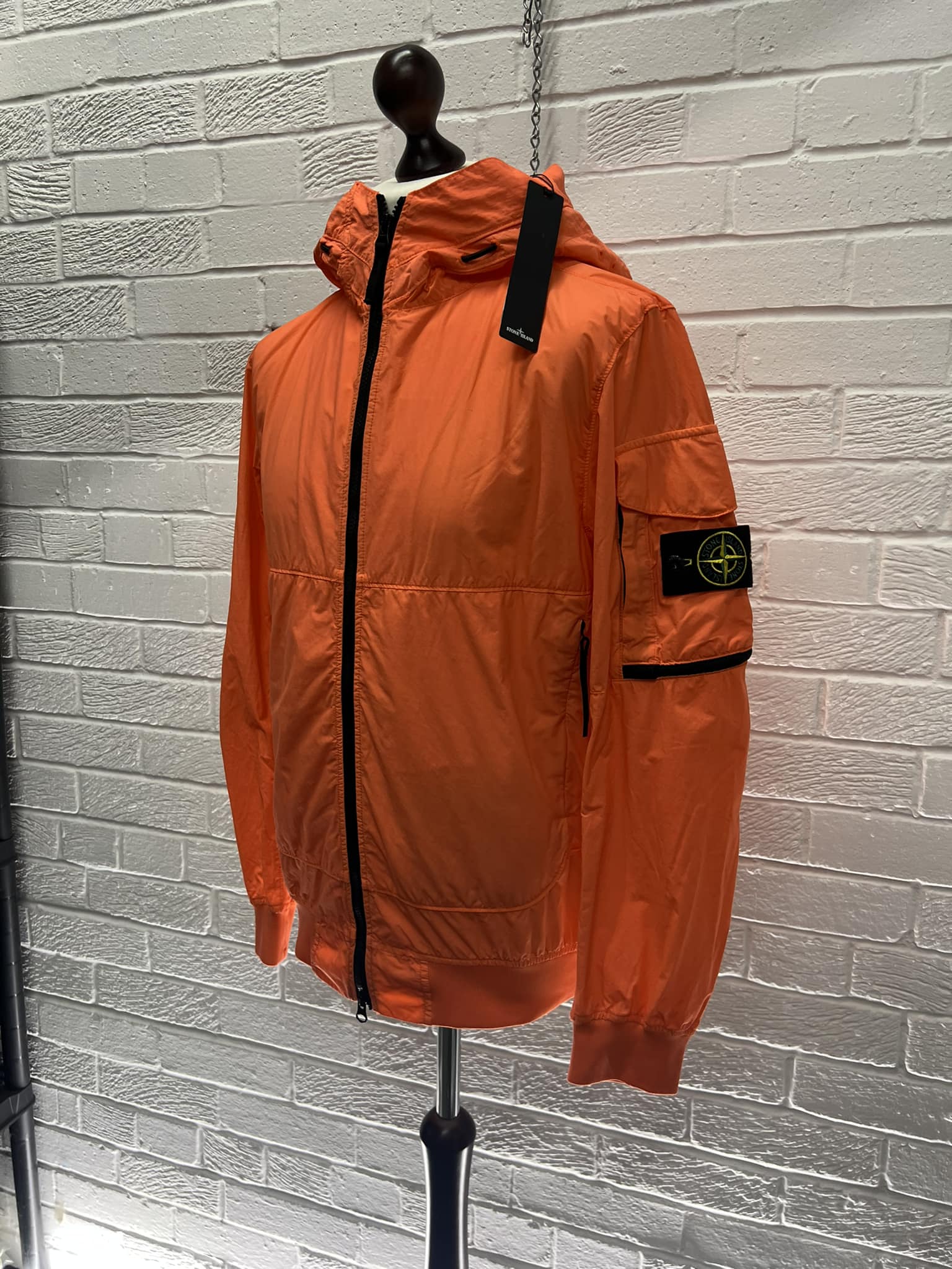 STONE ISLAND 40632 NASLAN LIGHT WATRO GARMENT DYED JACKET IN