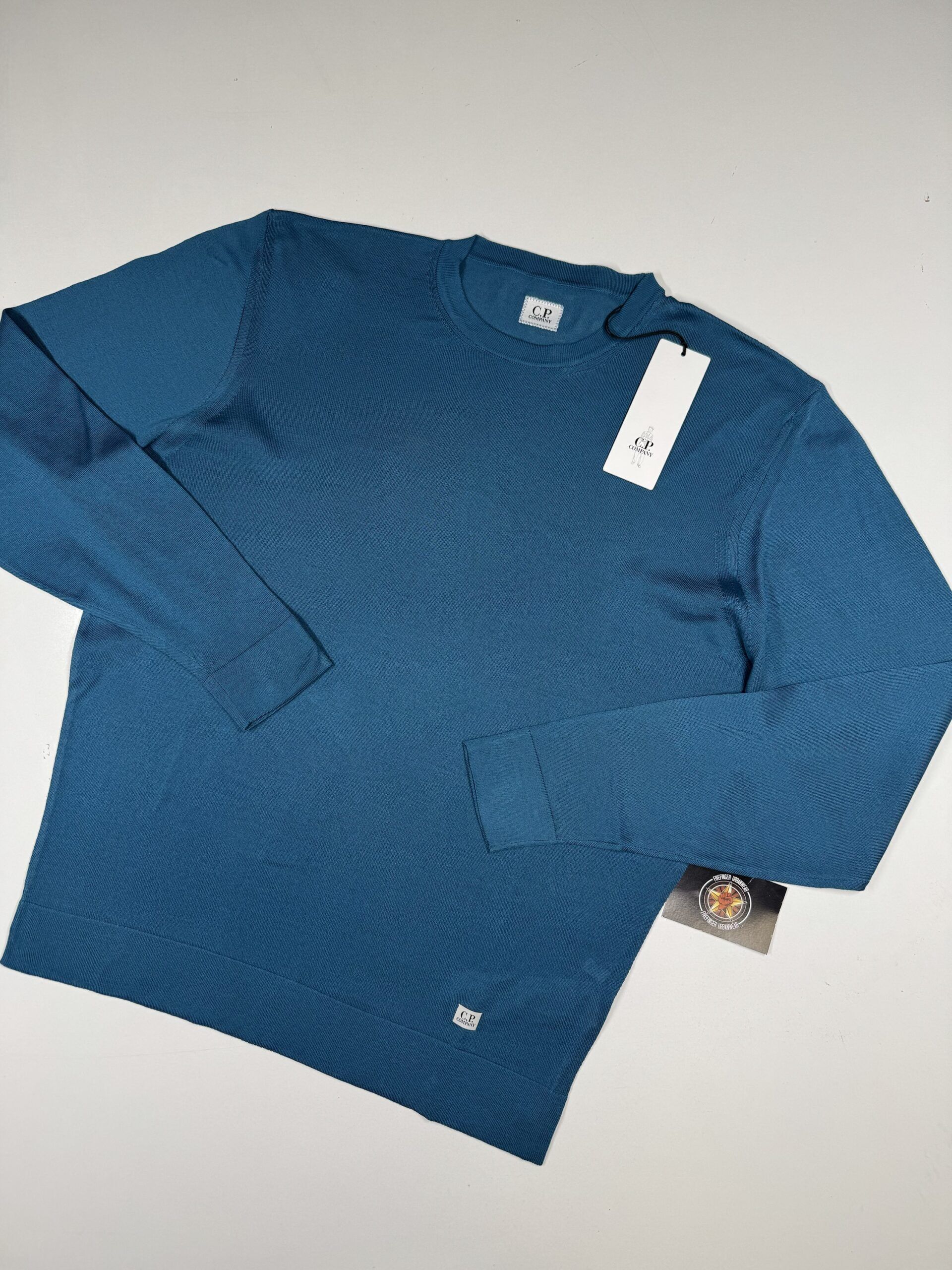 img_1204 CP company 167A cotton crew knit in Ink blue - Image 1