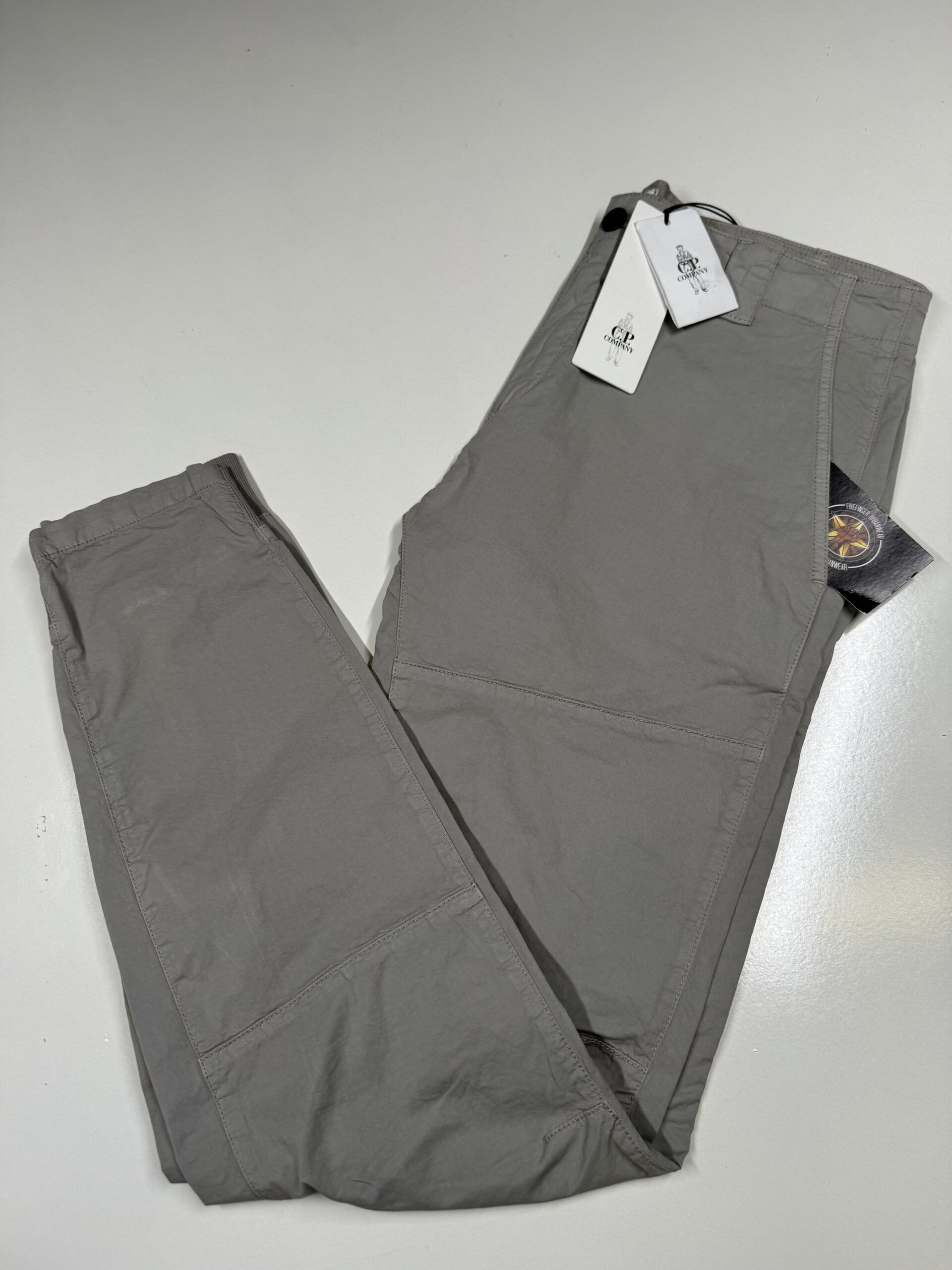 CP Company 296A Cargo Pants in Twill Stretch. - Drizzle Grey - Image 1