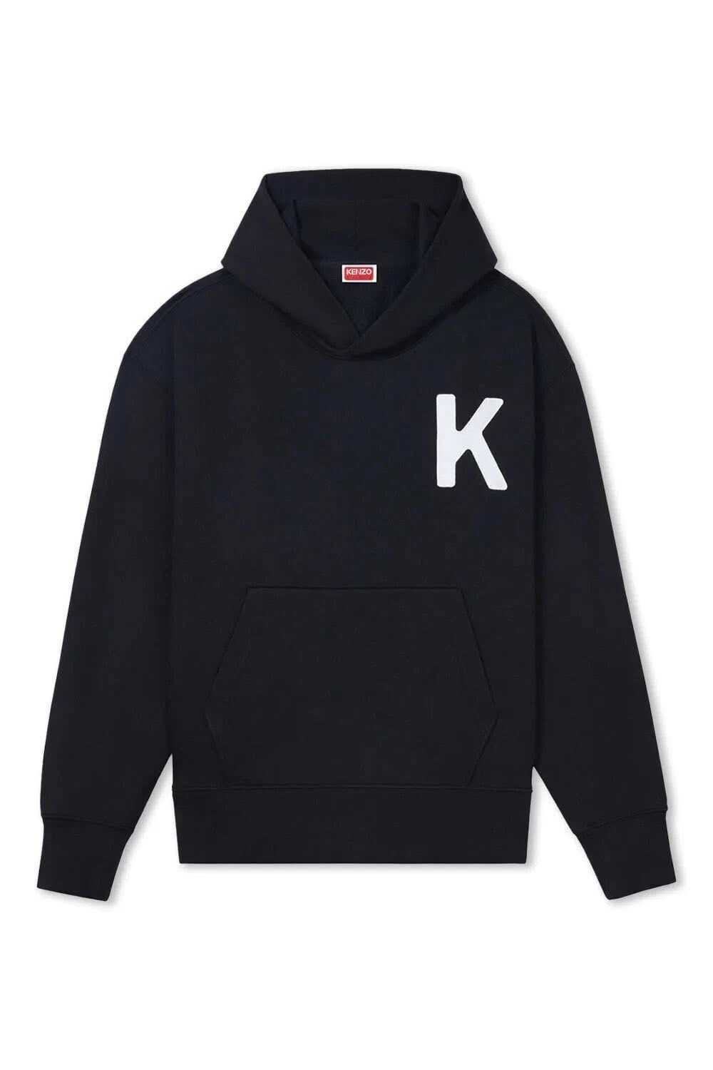 img_8647-3 ProductMen's Kenzo Lucky Tiger Oversize Pullover Hoodie in black - Image 1
