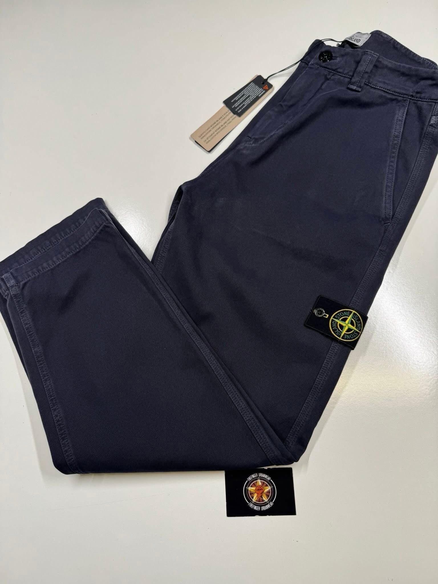 img_9268-2 Stone Island Relaxed Men's Chino Pants in Navy. - Image 1