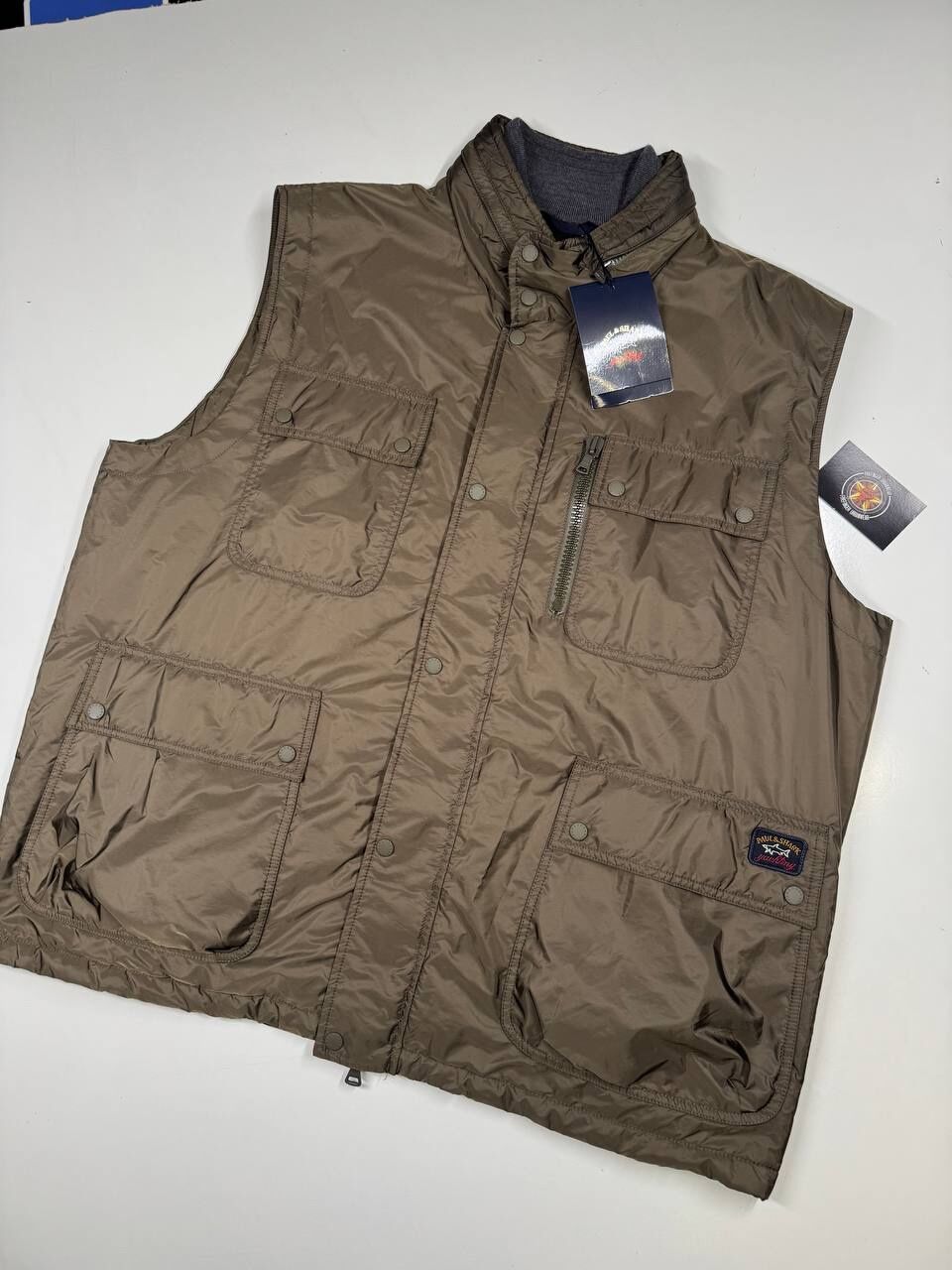 img_9305 Paul & Shark nylon padded gilet - 5XL / P2P 27.5” - Image 1