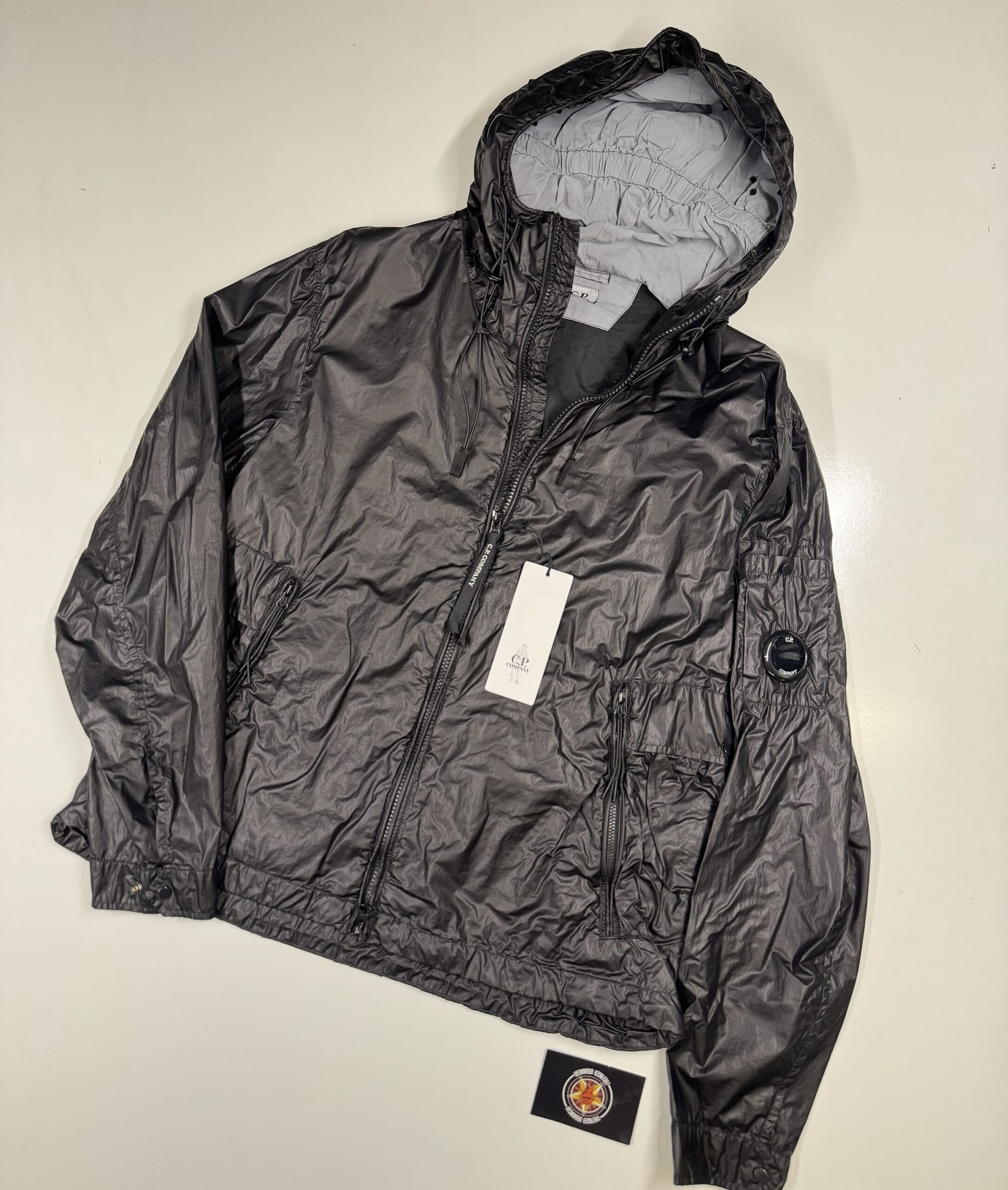 img_9414 CP Company 175A CS ll Hooded Jacket in Black - Size 46 / Small / P2P 22.5” - Image 1