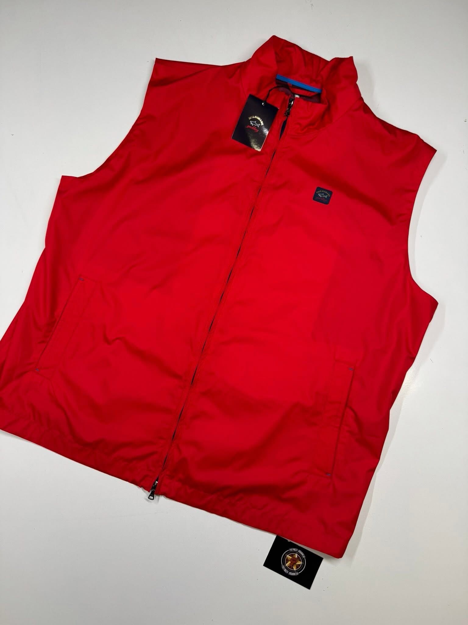 Paul & Shark  PLATINUM GILET in red    -     4XL / p2p 28.5” - Image 1