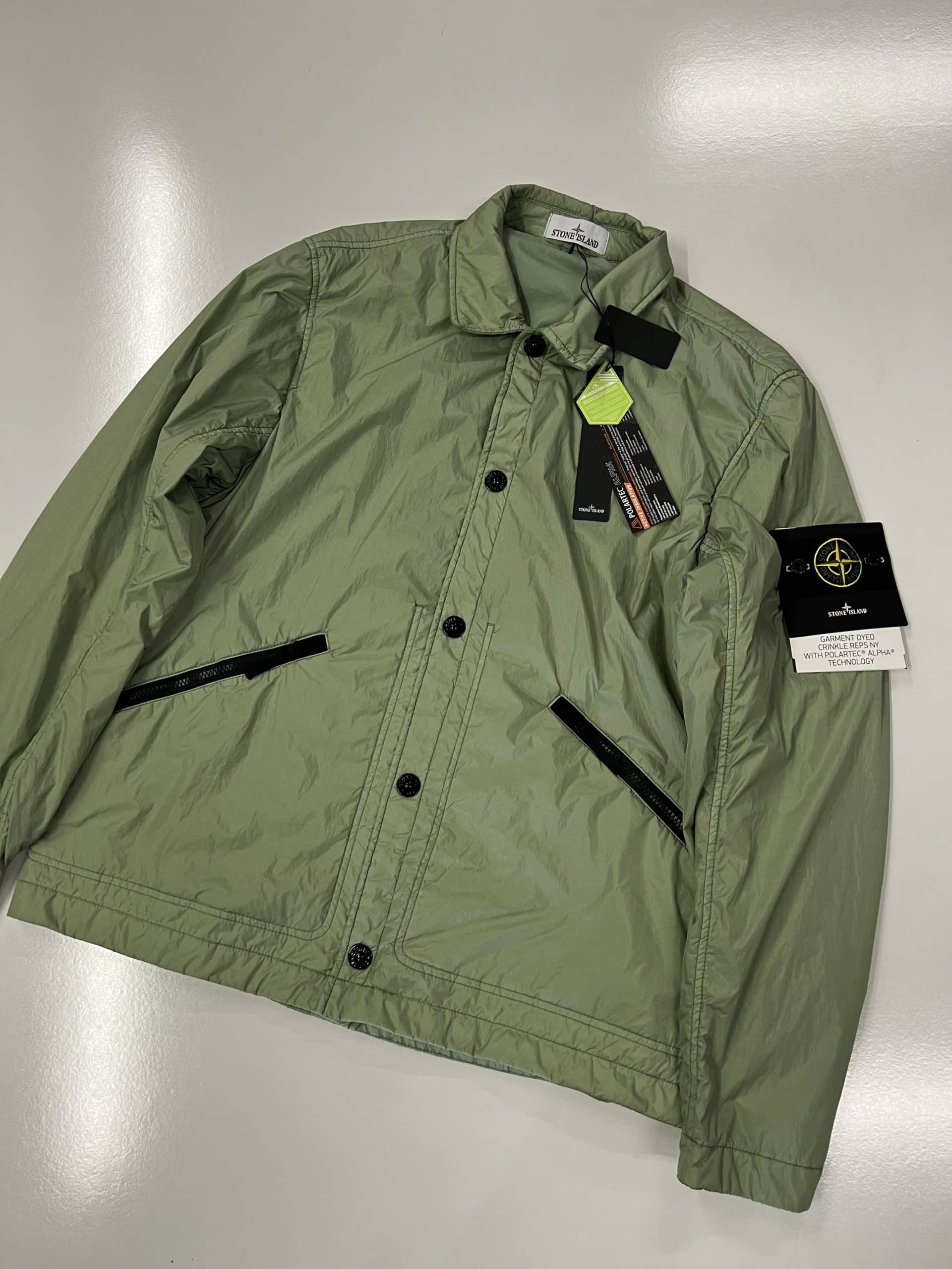 STONE ISLAND 42522 GARMENT DYED CRINKLE REPS NY WITH POLARTEC