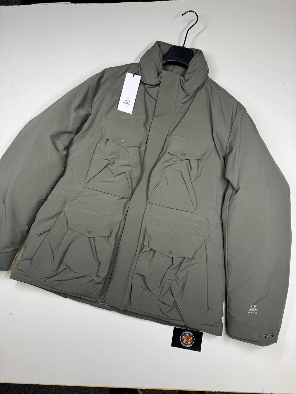 CP Company 220A  Micro-M Down Field Jacket in Green - XL / 26” P2P - Image 1