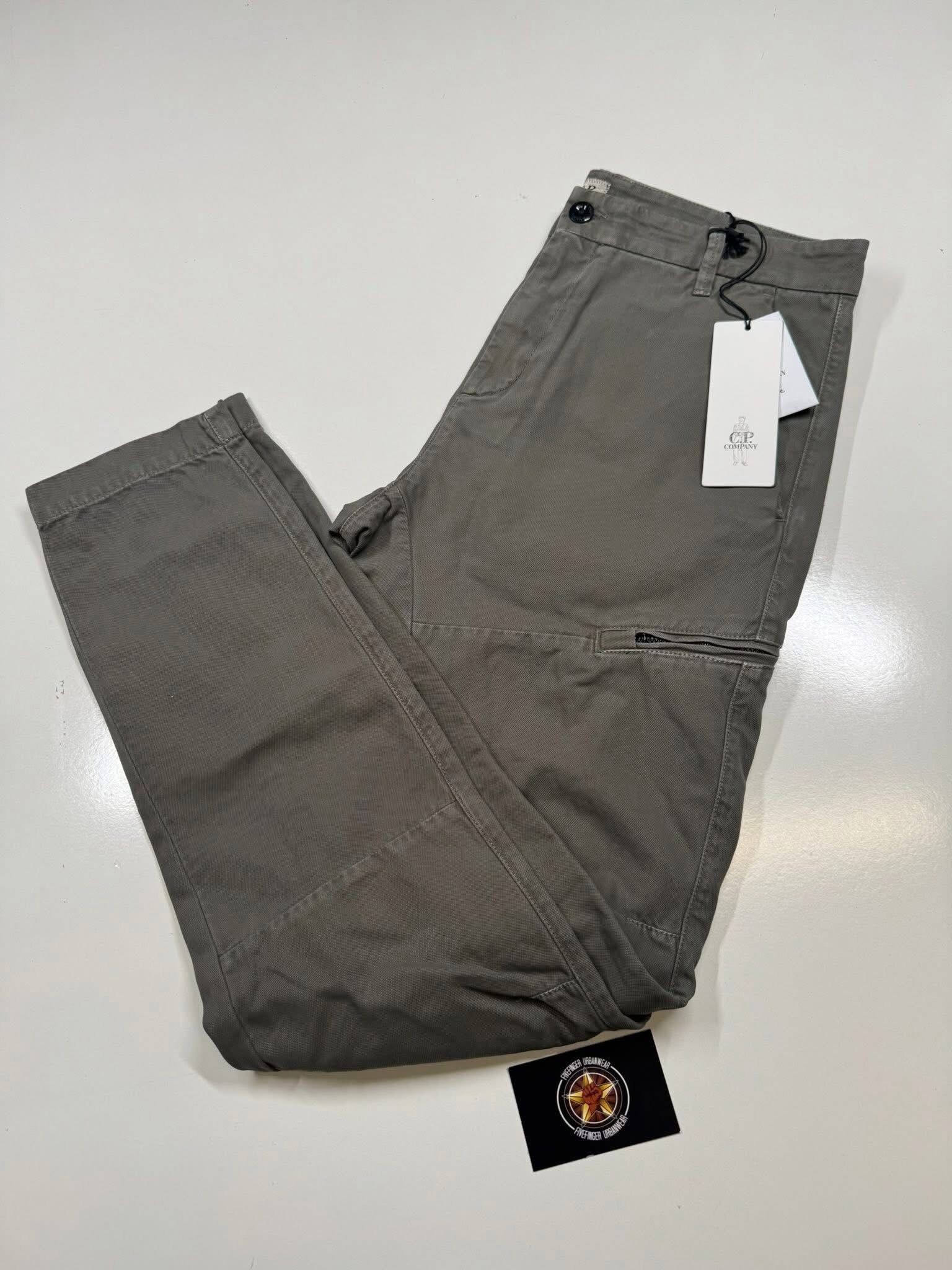 img_4090 CP Company 199A Cargo Pant in Vintage Army Stucture in Grape Leaf - Image 1
