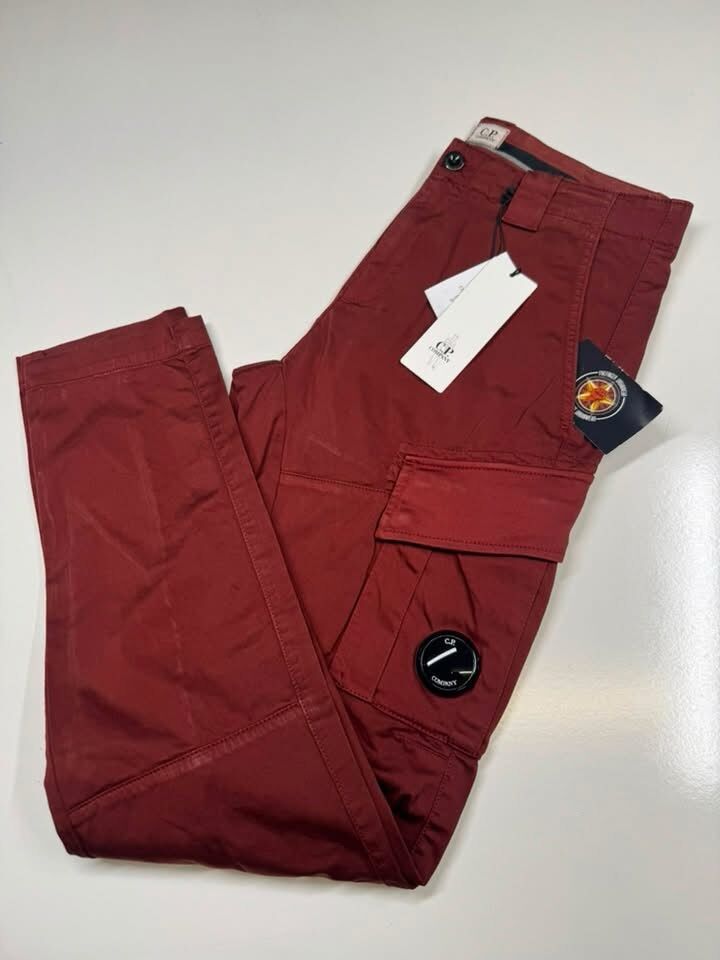 Brand new CP Company 056A Satin Stretch Cargo Pants in Sable bronze brown  - Size 46 / W30”/L33” - Image 1