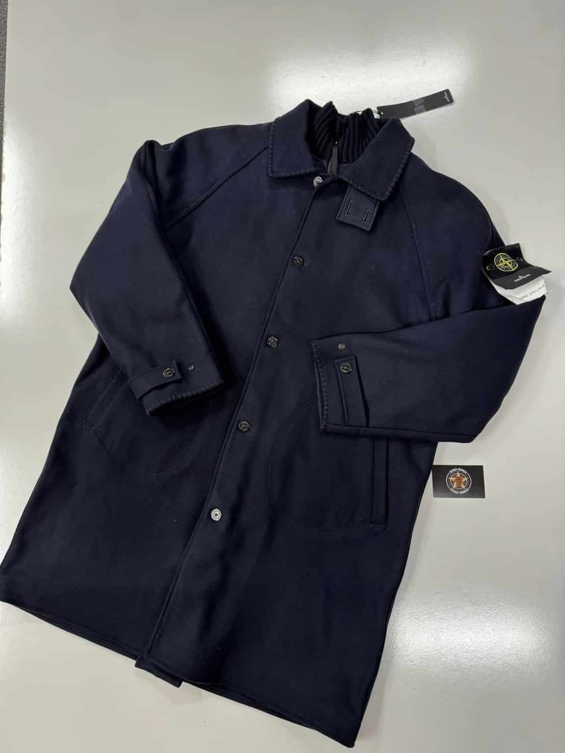 STONE ISLAND 71230 PANNO SPECIALE COAT - Colour Navy - Large / 26