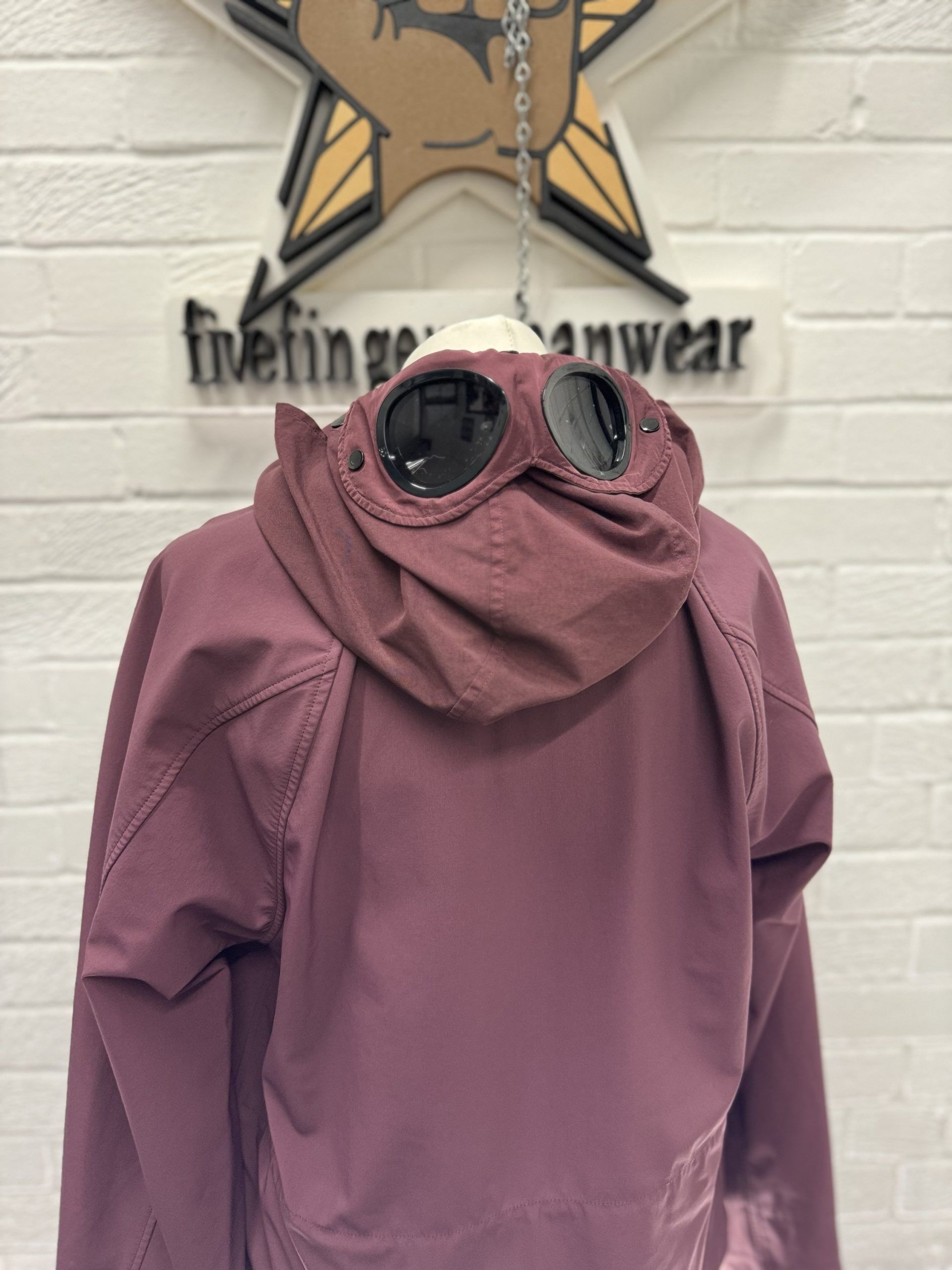CP Company GD Shell Goggle Jacket in Purple - Fivefinger Urbanwear Ltd