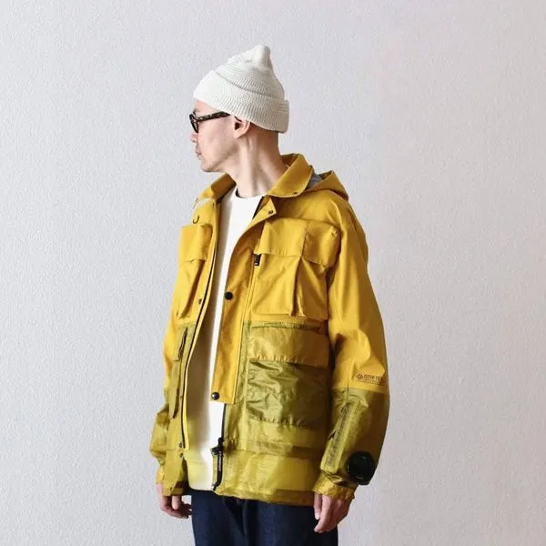 462151592_433706019757714_7643233715669721482_n CP Company 098A Gore -Tex 3L Infinium Mixed "500 Miglia" Jacket in Nugget Gold - Image 1