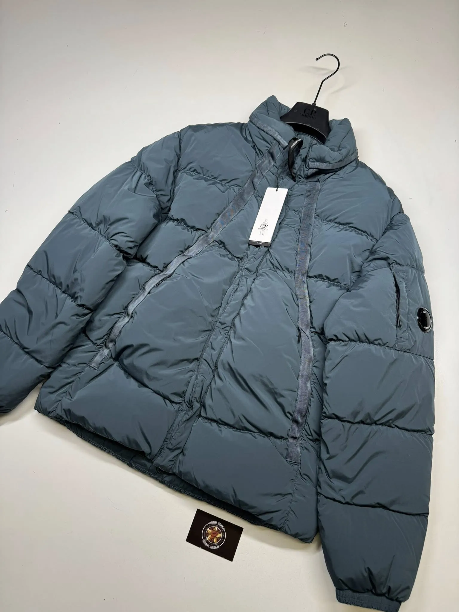 C.P. COMPANY 254A Nycra-R Down Jacket in petrol - Image 1