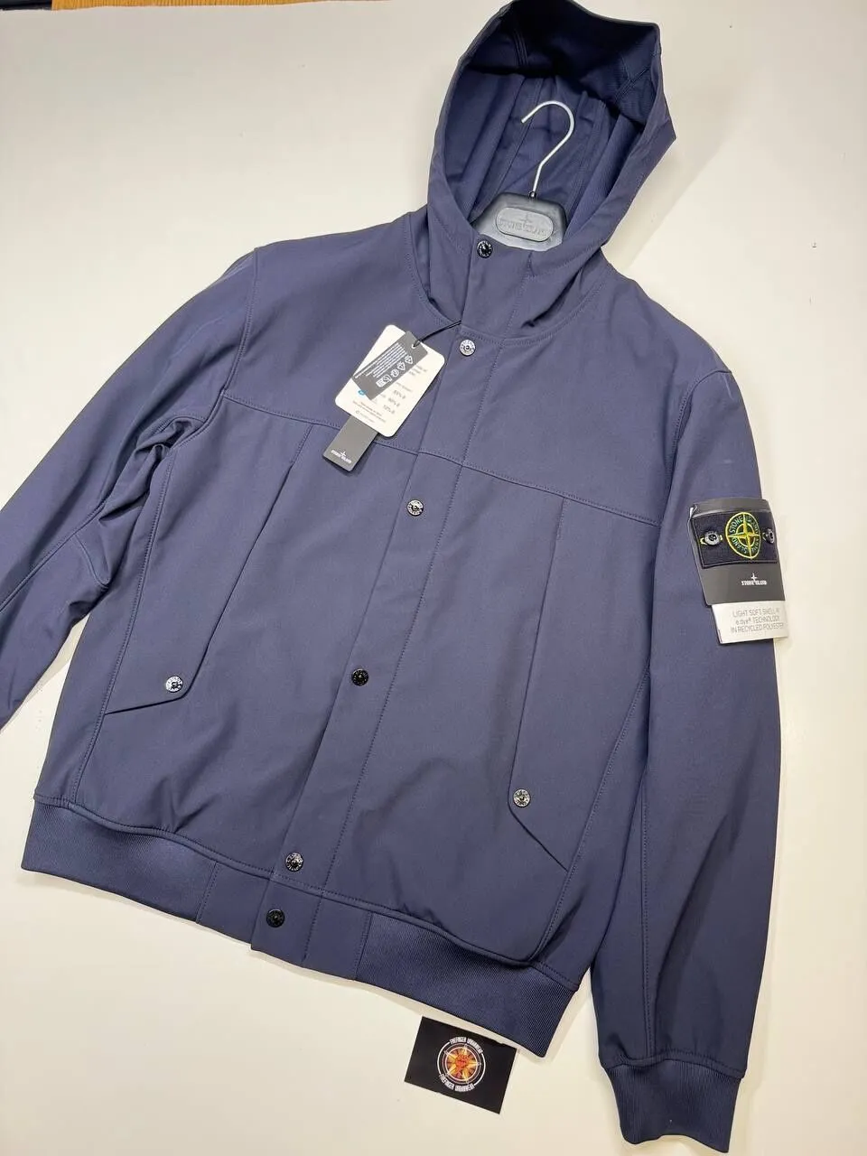 STONE ISLAND 40227 Men's Softshell Jacket in Navy - Image 1