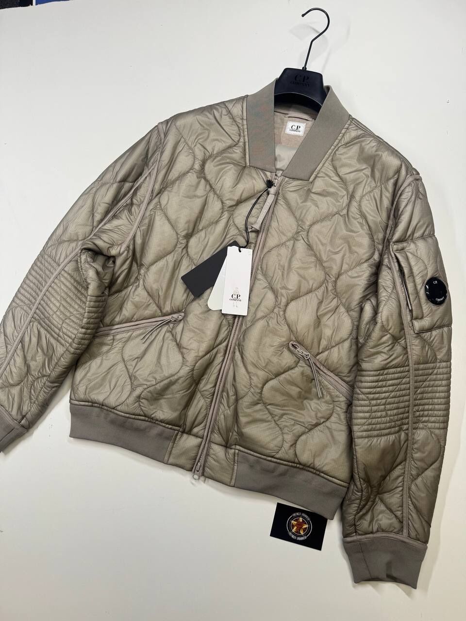 CP COMPANY 010A  Liner Padded Jacket with primaloft - Vintage Khaki Large / P2P 23” - Image 1