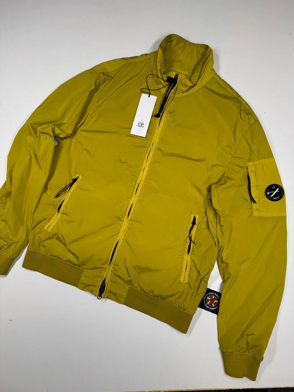 C.P. COMPANY 151A NYCRA-R JACKET IN GOLDEN YELLOW -Large / P2P 22” - Image 1