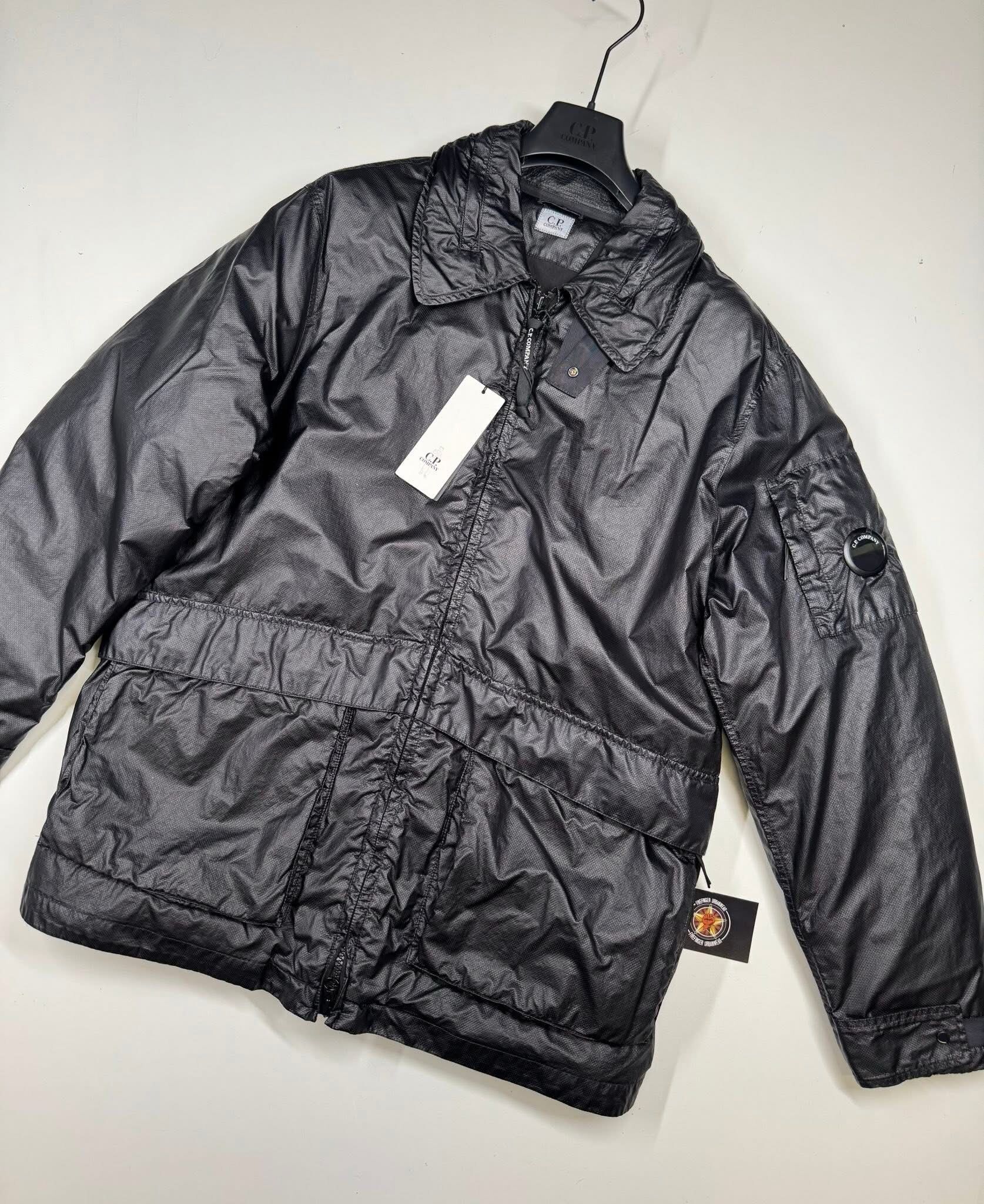 AW26/27 RELEASE    -     CP COMPANY 307A  OPAL DOWN JACKET WITH INNER IN BLACK - Large / P2P 24” - Image 1