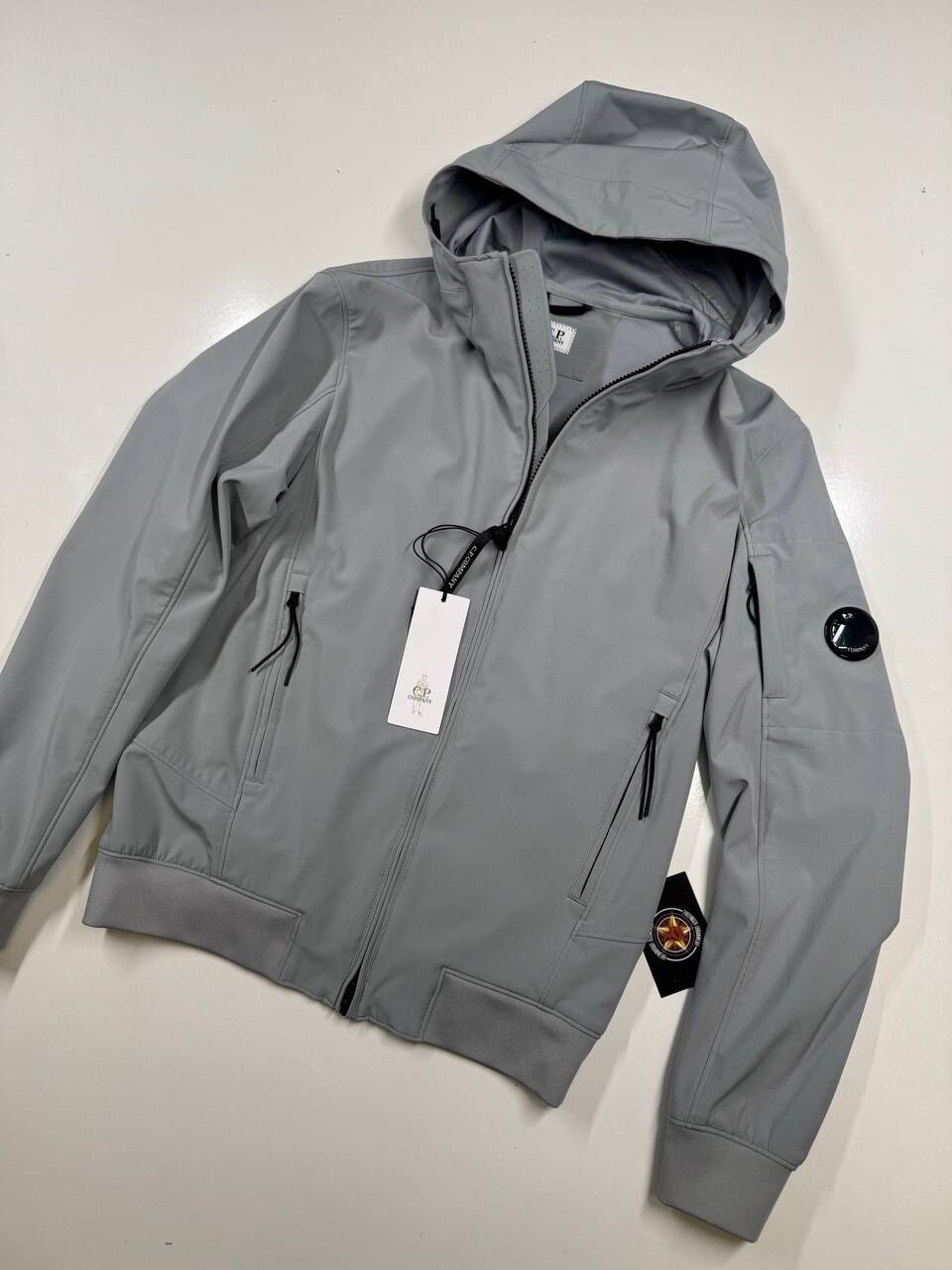 img_6545-4 CP Company 003A C.P. Shell-R Jacket in Grey • Size 46 / small / 20.5” P2P - Image 1