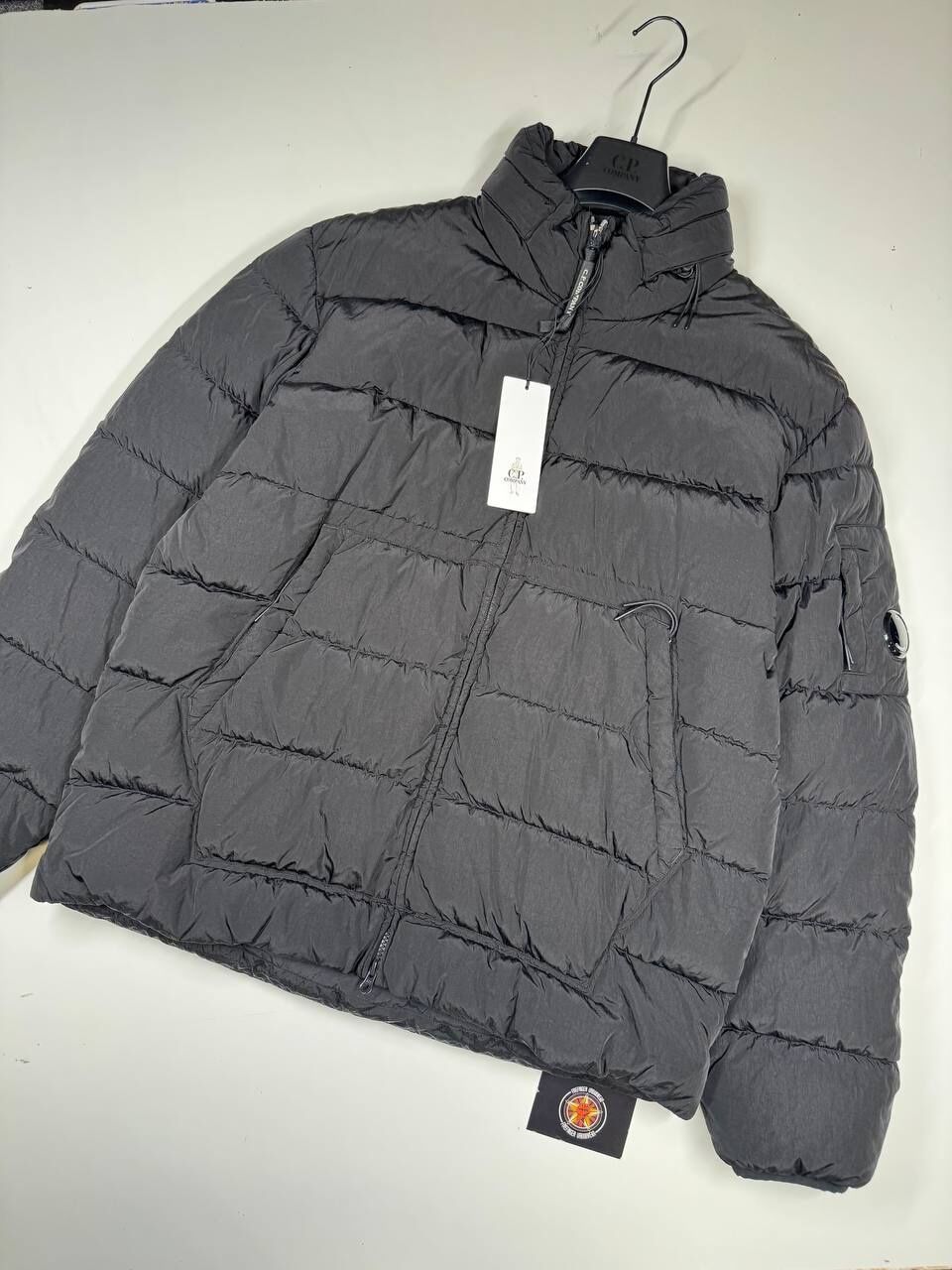 Brand New CP COMPANY 016A Chrome R Down Jacket in Black  - XL / 25” P2P - Image 1