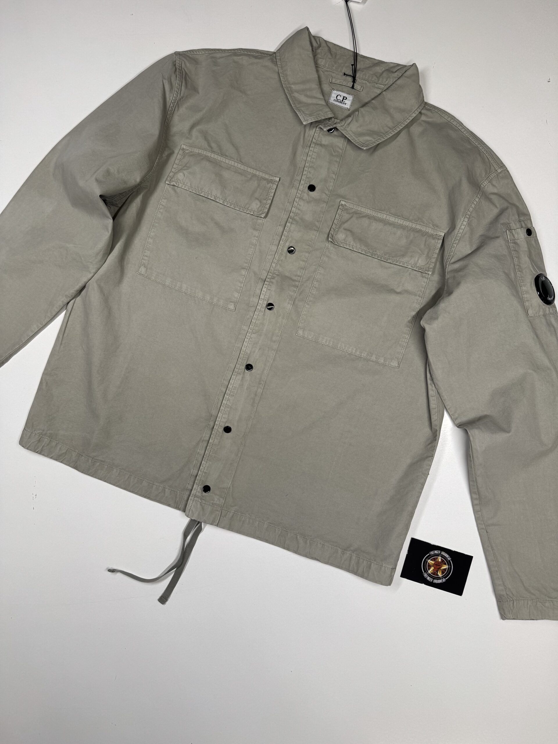 CP Company 283A popeline Shirt in grey - Image 1