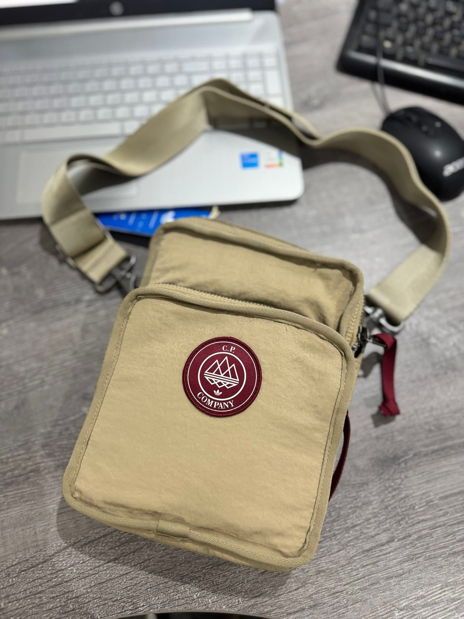 img_2010-4 Adidas Spezial x C.P. Company Grisdale Bag | HEMP - Image 1