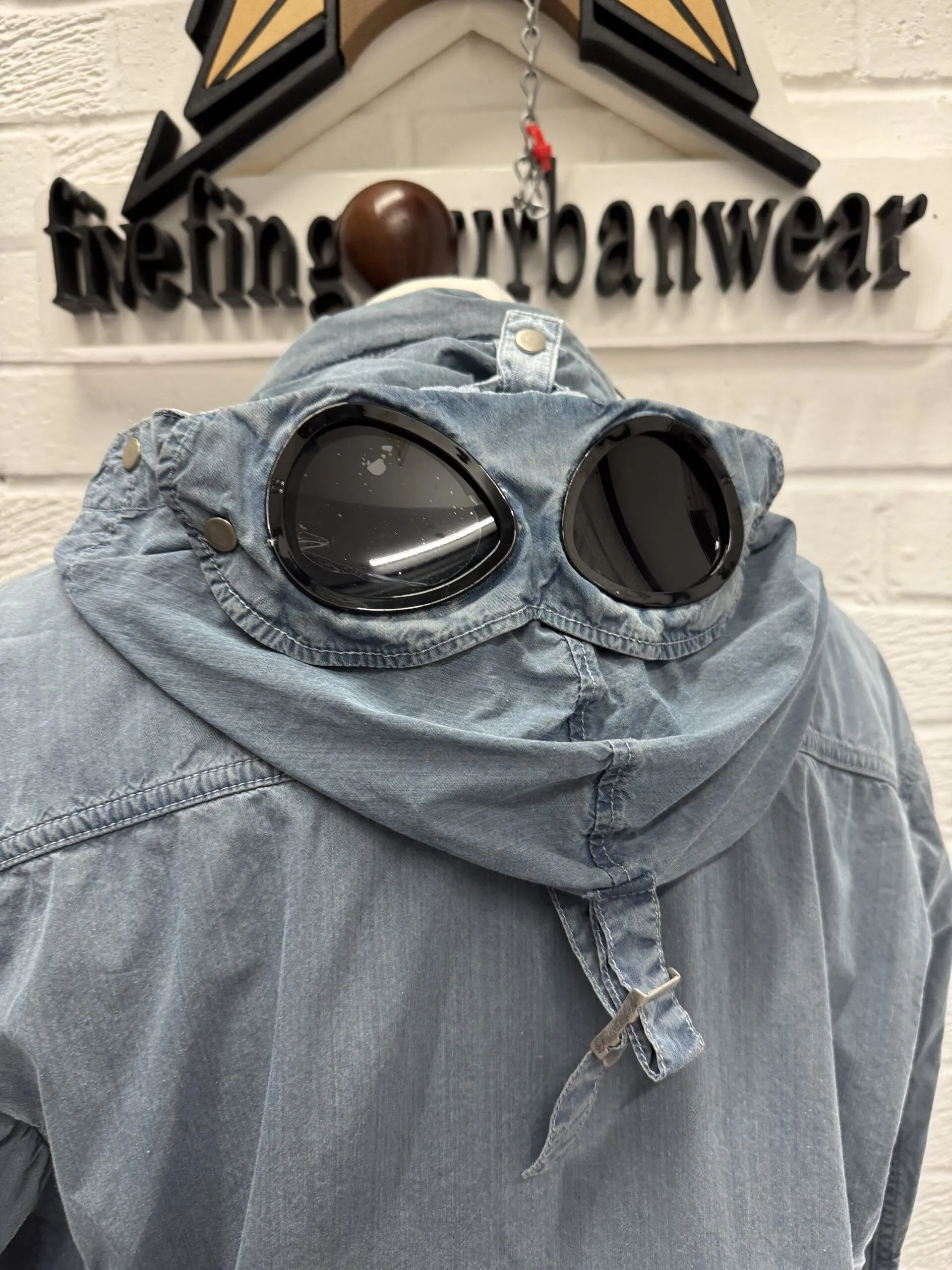 img_3993-2 SS26 C.P. COMPANY 165A 50 FILI BLEACHED GOGGLE JACKET - Large / P2P 23” - Image 1