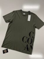 CP Company Jersey 30/1 print T-Shirt in green