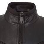 Neil Barrett Leather Jacket in Black - Image 6