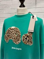 PALM ANGELS BEAR CREW SWEATSHIRT - Large / 28.5” P2P - Image 4