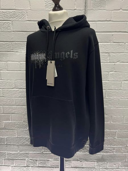 370468581_626365359648349_7487175567701985720_n PALM ANGELS Rhinestone-embellished Logo Print Hoodie - Image 1