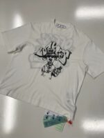 Off-White graphic stitch  short-sleeve T-shirt   -     Small. / p2p 23”