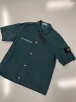 Stone Island 11429 Short-sleeve overshirt -  Large / P2P 24”