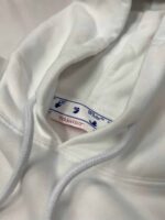 Off-White Diag-stripe cotton hoodie   Large / 26” p2p - Image 5