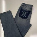 Daily Paper Nabil Jeans in Light Blue.