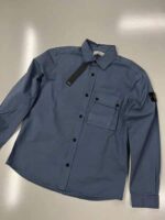Stone Island 11610 SUPIMA COTTON overshirt   -  Large / P2P 23.5” - Image 2