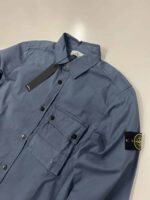 Stone Island 11610 SUPIMA COTTON overshirt   -  Large / P2P 23.5” - Image 3