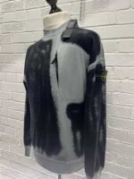 STONE ISLAND 627T2 HAND SPRAYED AIRBRUSH TREATMENT SWEATSHIRT -    Small / p2p 21.5” - Image 5