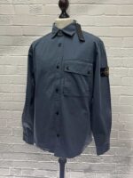 Stone Island 11610 SUPIMA COTTON overshirt   -  Large / P2P 23.5”