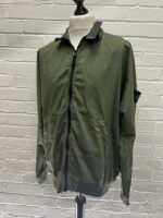 STONE ISLAND 60354 COTTON NYLON RIPSTOP_STAR INLAY_GARMENT DYED Bomber Jacket - Image 7