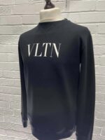 VALENTINO / VLTN PRINT CREW NECK SWEATSHIRT IN BLACK -- XS / p2p 20.5” - Image 6