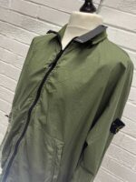 STONE ISLAND 60354 COTTON NYLON RIPSTOP_STAR INLAY_GARMENT DYED Bomber Jacket - Image 8