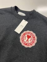 AMI / Alexandre mattiussi crew Sweatshirt in anthracite. - XXS. / 21.5” p2p - Image 2
