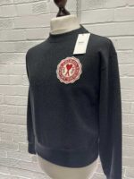 AMI / Alexandre mattiussi crew Sweatshirt in anthracite. - XXS. / 21.5” p2p - Image 3