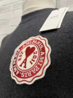 AMI / Alexandre mattiussi crew Sweatshirt in anthracite. - XXS. / 21.5” p2p - Image 4