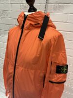 STONE ISLAND 40632 NASLAN LIGHT WATRO GARMENT DYED JACKET IN ORANGE. MEDIUM - Image 5