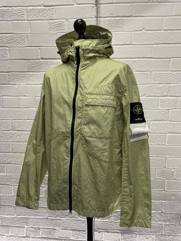 Stone Island  40223 Membrana 3L TC Jacket in Light Green - Image 5