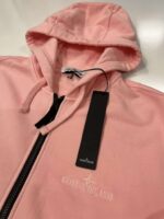 Stone Island 62051 Hooded full-zip sweatshirt in cotton fleece - Large / p2p 25” - Image 2